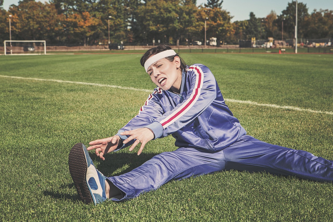 Stretching, sports, woman — Managing anxiety and depression during erectile dysfunction treatment